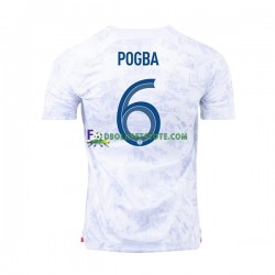 Frankrig Trøje Pogba 6 Udebane World Cup 2022 Kort ærmer ,Mænd Frankrig Trøje Pogba 6 Udebane World Cup 2022 Kort ærmer ,Mænd