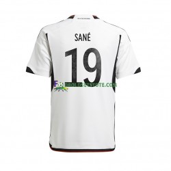 Tyskland Trøje Sane 19 Hjemmebane World Cup 2022 Kort ærmer ,Mænd