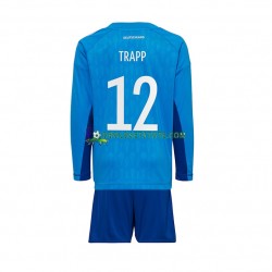 Tyskland Trøje TRAPP 12 Målmand Hjemmebane World Cup 2022 Lange ærmer ,Børn Fodboldsæt