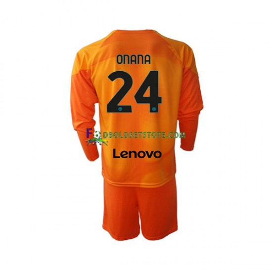 2022-2023 Inter Milan Trøje Andre Onana 24 Målmand 4. Valg Lange ærmer ,Børn Fodboldsæt 2022-2023 Inter Milan Trøje Andre Onana 24 Målmand 4. Valg Lange ærmer ,Børn Fodboldsæt