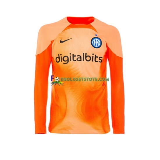 2022-2023 Inter Milan Trøje Målmand 4. Valg Lange ærmer ,Mænd