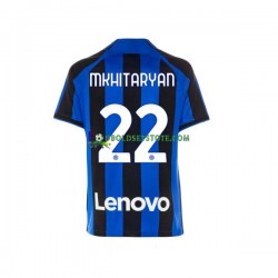 2022-2023 Inter Milan Trøje Henrikh Mkhitaryan 22 Hjemmebane Kort ærmer ,Mænd