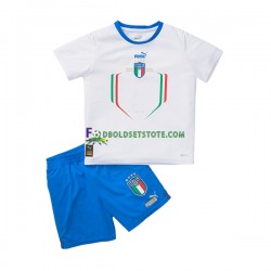 2022-2023 Italien Trøje Udebane Kort ærmer ,Børn Fodboldsæt