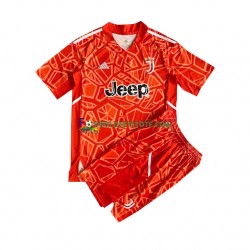 2022-2023 Juventus Trøje Målmand Udebane Kort ærmer ,Børn Fodboldsæt