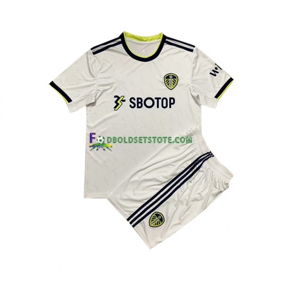 2022-2023 Leeds United Trøje Hjemmebane Kort ærmer ,Børn Fodboldsæt