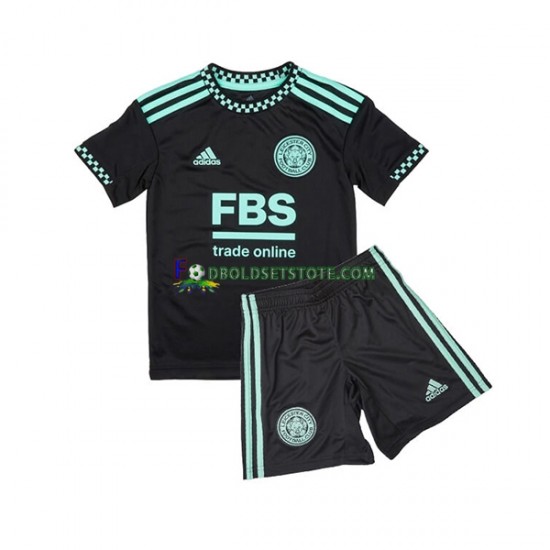 2022-2023 Leicester City Trøje Udebane Kort ærmer ,Børn Fodboldsæt 2022-2023 Leicester City Trøje Udebane Kort ærmer ,Børn Fodboldsæt