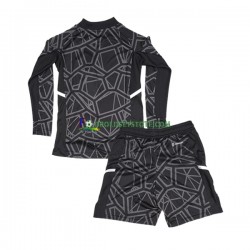 2022-2023 Leicester City Trøje Målmand Hjemmebane Lange ærmer ,Børn Fodboldsæt