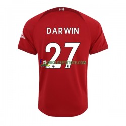 2022-2023 Liverpool Trøje Darwin Nunez 27 Hjemmebane Kort ærmer ,Mænd