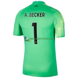 Liverpool Trøje A.Becker 1 Målmand Hjemmebane 2021-2022 Kort ærmer ,Mænd