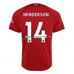 2022-2023 Liverpool Trøje Henderson 14 Hjemmebane Kort ærmer ,Mænd