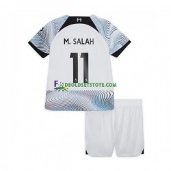 2022-2023 Liverpool Trøje M.Salah 11 Udebane Kort ærmer ,Børn Fodboldsæt