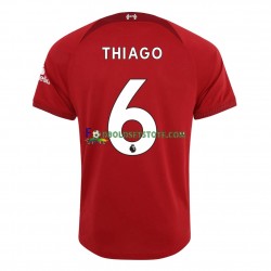 2022-2023 Liverpool Trøje Thiago 6 Hjemmebane Kort ærmer ,Mænd