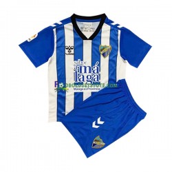 2022-2023 Málaga CF Trøje Hjemmebane Kort ærmer ,Børn Fodboldsæt