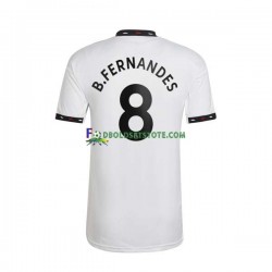 2022-2023 Manchester United Trøje Bruno Fernandes 8 Udebane Kort ærmer ,Mænd