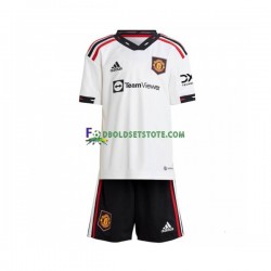2022-2023 Manchester United Trøje Udebane Kort ærmer ,Børn Fodboldsæt