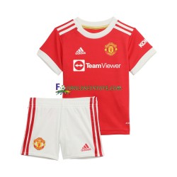 Manchester United Trøje Hjemmebane 2021-2022 Kort ærmer ,Børn Fodboldsæt Manchester United Trøje Hjemmebane 2021-2022 Kort ærmer ,Børn Fodboldsæt
