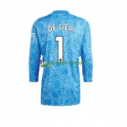 2022-2023 Manchester United Trøje DE GEA 1 Målmand Hjemmebane Lange ærmer ,Mænd