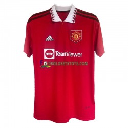 2022-2023 Manchester United Trøje Hjemmebane Kort ærmer ,Mænd