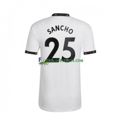 2022-2023 Manchester United Trøje Jadon Sancho 25 Udebane Kort ærmer ,Mænd