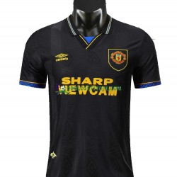 Manchester United Trøje Retro Udebane 1994 Kort ærmer ,Mænd