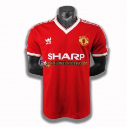 Manchester United Trøje 1983 Retro Hjemmebane Kort ærmer ,Mænd