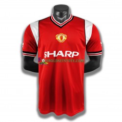 Manchester United Trøje 1985 Retro Hjemmebane Kort ærmer ,Mænd