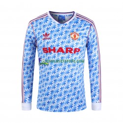 Manchester United Trøje 1992 Retro Hjemmebane Lange ærmer ,Mænd