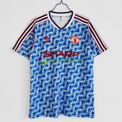 Manchester United Trøje 1992 Retro Hjemmebane Kort ærmer ,Mænd