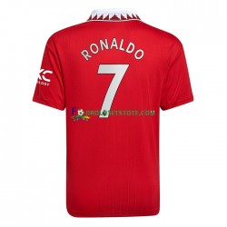 2022-2023 Manchester United Trøje Ronaldo 7 Hjemmebane Kort ærmer ,Mænd