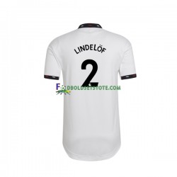 2022-2023 Manchester United Trøje Victor Lindelof 2 Udebane Kort ærmer ,Mænd