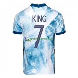 Norge Trøje Joshua King 7 2020-2021 Udebane Kort ærmer ,Mænd