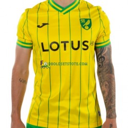 2022-2023 Norwich City Trøje Hjemmebane Kort ærmer ,Mænd