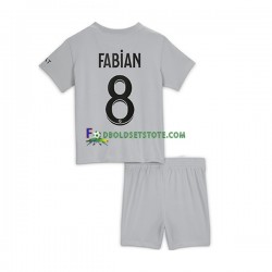 2022-2023 Paris Saint-Germain Trøje Fabian 8 Udebane Kort ærmer ,Børn Fodboldsæt