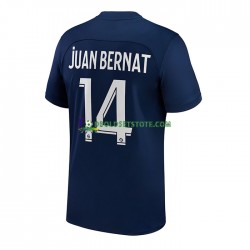 2022-2023 Paris Saint-Germain Trøje Juan Bernat 14 Hjemmebane Kort ærmer ,Mænd