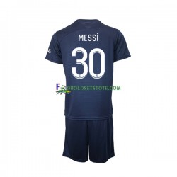 2022-2023 Paris Saint-Germain Trøje Messi 30 Hjemmebane Kort ærmer ,Børn Fodboldsæt
