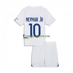 2022-2023 Paris Saint-Germain Trøje Neymar Jr 10 3. Valg Kort ærmer ,Børn Fodboldsæt