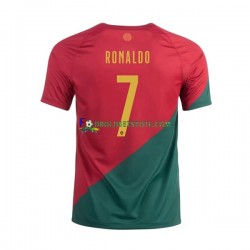 Portugal Trøje Ronaldo 7 Hjemmebane World Cup 2022 Kort ærmer ,Mænd