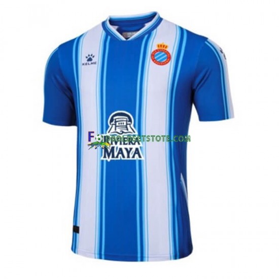 2022-2023 RCD Espanyol Trøje Hjemmebane Kort ærmer ,Mænd