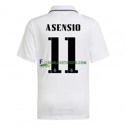 2022-2023 Real Madrid Trøje Asensio 11 Hjemmebane Kort ærmer ,Mænd