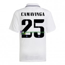 2022-2023 Real Madrid Trøje Camavinga 25 Hjemmebane Kort ærmer ,Mænd