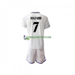 2022-2023 Real Madrid Trøje Eden Hazard 7 Hjemmebane Kort ærmer ,Børn Fodboldsæt