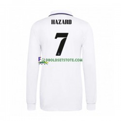 2022-2023 Real Madrid Trøje Eden Hazard 7 Hjemmebane Lange ærmer ,Mænd