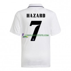 2022-2023 Real Madrid Trøje Hazard 7 Hjemmebane Kort ærmer ,Mænd