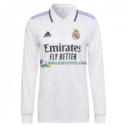 2022-2023 Real Madrid Trøje Hjemmebane Lange ærmer ,Mænd