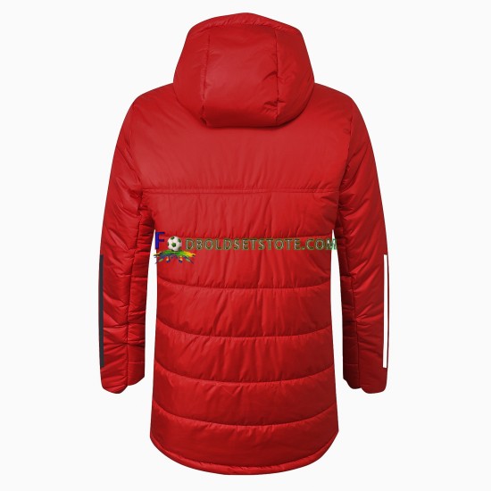 Sao Paulo Rød Jakke Hætteklædte Vinter ,Mænd