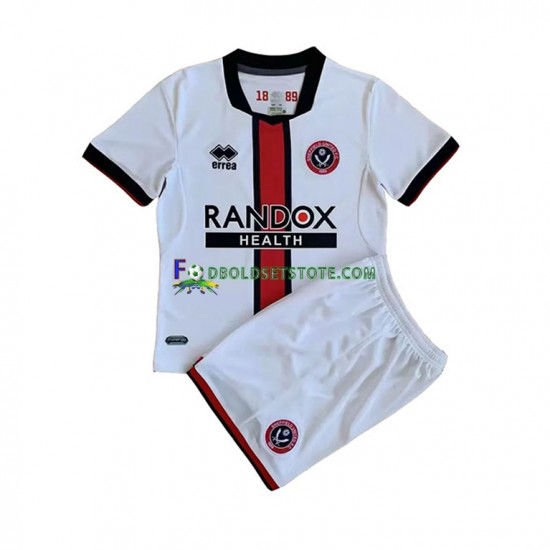 2022-2023 Sheffield United Trøje Udebane Kort ærmer ,Børn Fodboldsæt 2022-2023 Sheffield United Trøje Udebane Kort ærmer ,Børn Fodboldsæt