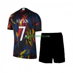 Sydkorea Trøje Son Heung-min 7 Udebane World Cup 2022 Kort ærmer ,Børn Fodboldsæt