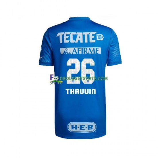 2022-2023 Tigres UANL Trøje Florian Thauvin 26 Udebane Kort ærmer ,Mænd