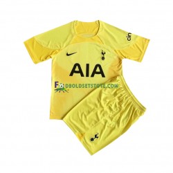2022-2023 Tottenham Hotspur Trøje Målmand Hjemmebane Kort ærmer ,Børn Fodboldsæt