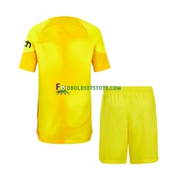 2022-2023 Tottenham Hotspur Trøje Målmand Hjemmebane Kort ærmer ,Børn Fodboldsæt